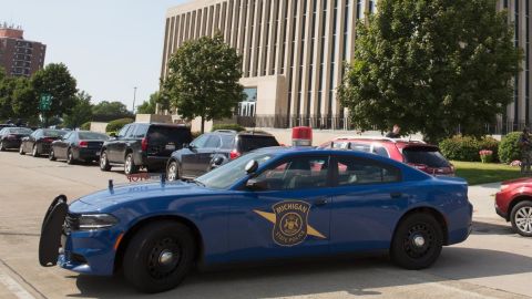 Michigan State Police are investigating the stabbing of a man after a dispute about not wearing a mask. 
