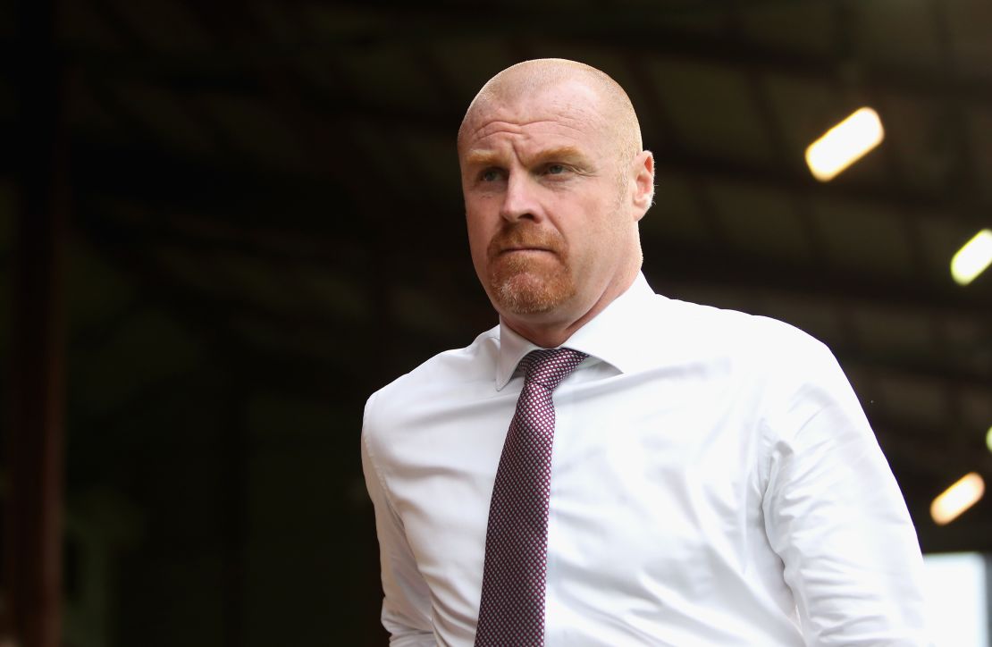 Burnley manager Sean Dyche is pictured at the game with Aberdeen last week.