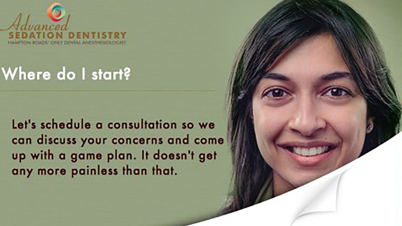 One of the adverts showing Shubnum Khan.