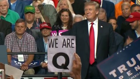 QAnon-believing conspiracy analyst meets Trump in the White House CNN