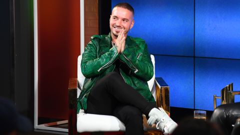 J Balvin at the premiere of  "Redefining Mainstream" at YouTube Space on August 1, 2018 in New York City.  