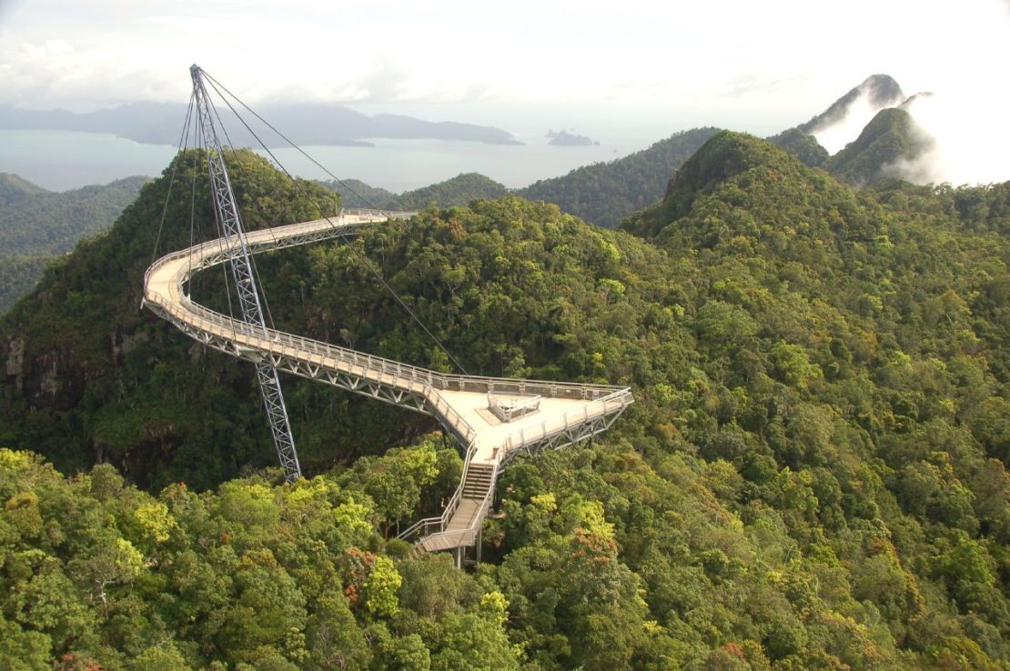 The Langkawi Sky Bridge in Malaysia