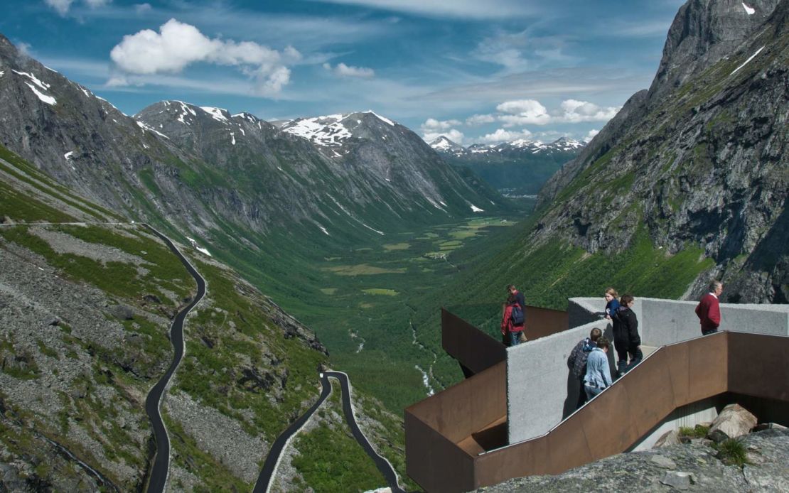 Trollstigplatået or "troll's ladder" in Norway. 