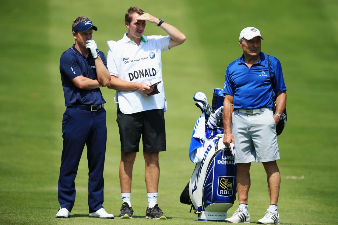 Luke Donald (left) rose to world No.1 in 2011 after working alongside Dave Alred (right).