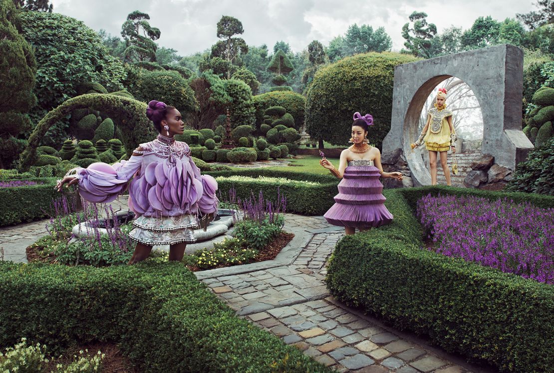 An image from the new book "Guo Pei: Couture Beyond," which explores the designers best-known creations.