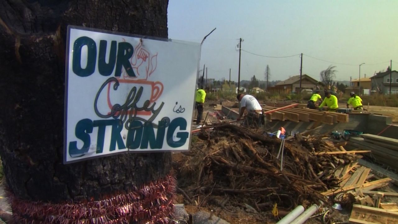 With fires raging near Redding, CA, we re-visit Santa Rosa where entire neighborhoods were wiped out by the Tubbs fire, and residents are still trying to recover.