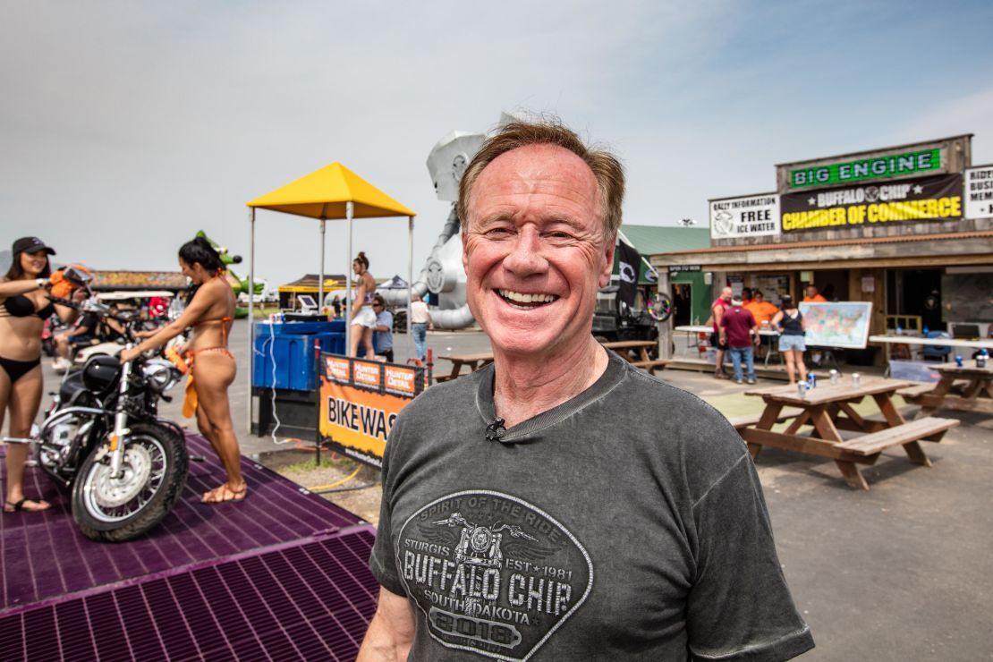 Rod Woodruff, owner of the Buffalo Chip in Sturgis, says most of the attendees are well off.  