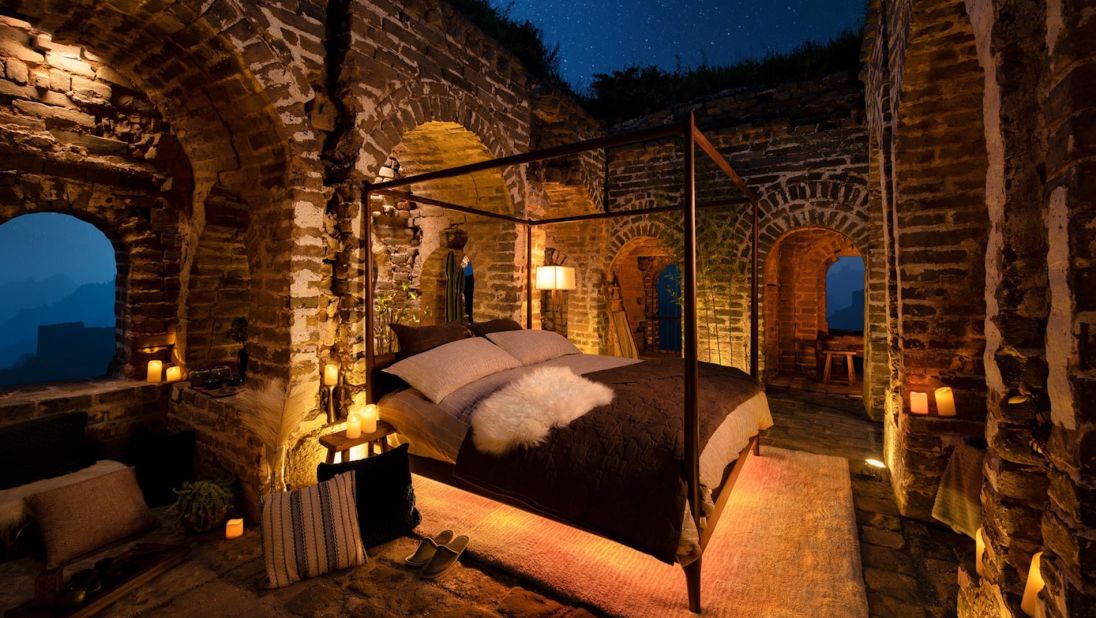 <strong>Open-air bedroom: </strong>Winners would have stayed in a one-of-a-kind modern bedroom, created within a centuries-old tower perched along the Wall with 360-degree views. 