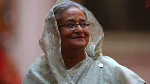 Sheikh Hasina has urged protesting students to go home.