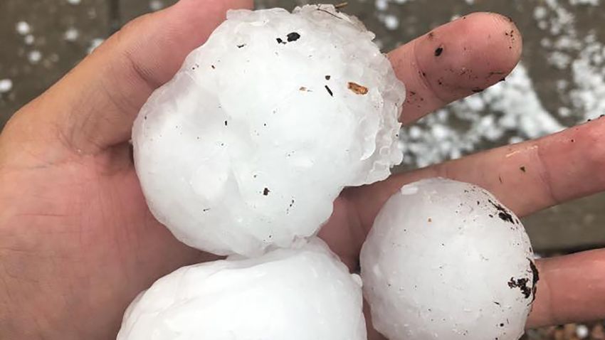 Strong hail storm in Colorado Springs, Colorado, left guests at Cheyenne Mountain Zoo with damage to their cars. The hail storm also left several people injured after being hit by hail at the zoo, according to CNN affiliate KDVR.