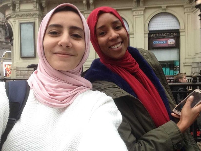 Nasser founded Yummy alongside  Aziza Adam. As winners of the Enjazi Startup competition, they traveled to London -- where they took this selfie -- to visit companies, startup centers, and to meet experts in the field. It was the first time Nasser had traveled outside of the Middle East. 