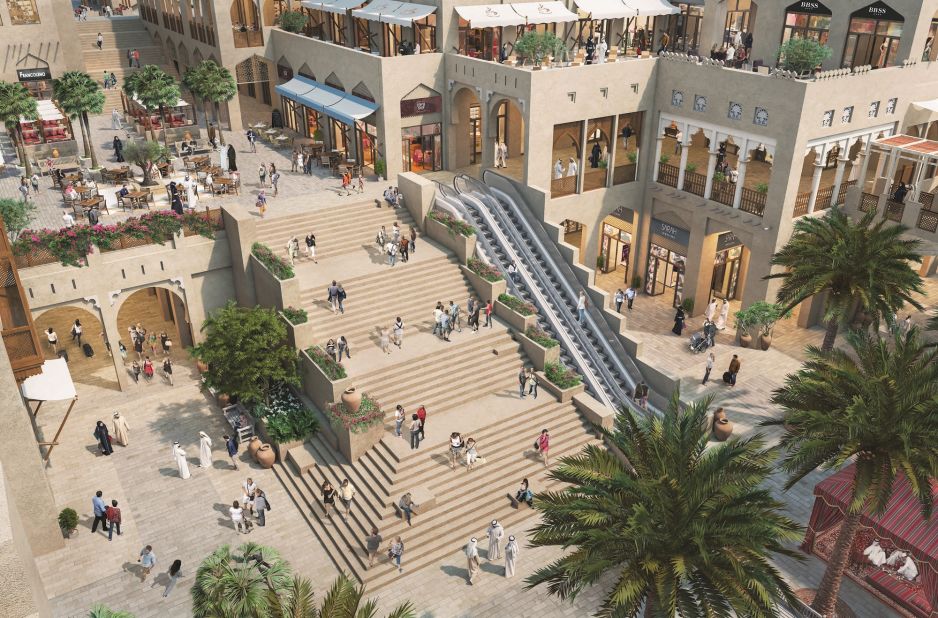Dubai Square draws architectural inspiration from the souks, Dubai's traditional marketplaces.