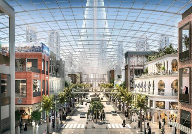Next to Dubai Creek Tower will be a colossal $2 billion mega-mall. Called Dubai Square, it will have over 8 million square feet of retail space -- twice the amount of  Dubai Mall, currently the <a href="index.php?page=&url=http%3A%2F%2Fwww.guinnessworldrecords.com%2Fworld-records%2Flargest-shopping-center-%28centre%29" target="_blank" target="_blank">largest shopping center in the world by total area</a>.