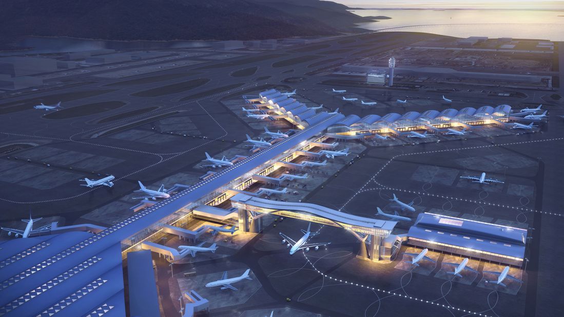 Hong Kong Airport Opens 'Skybridge' in Preparation for Revival - Bloomberg