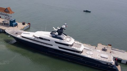 Equanimity, Low's former, 300-foot luxury yacht.