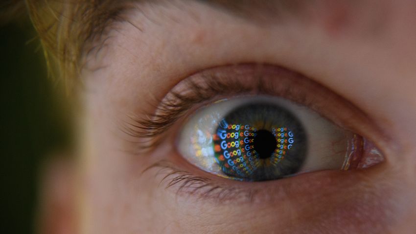 LONDON, ENGLAND - AUGUST 09:  In this photo illustration, an image of the Google logo is reflected on the eye of a young man on August 09, 2017 in London, England. Founded in 1995 by Sergey Brin and Larry Page, Google now makes hundreds of products used by billions of people across the globe, from YouTube and Android to Smartbox and Google Search.  (Photo by Leon Neal/Getty Images)