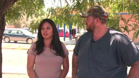 Tanya and Jason Badger tried to evict the family from their land. 