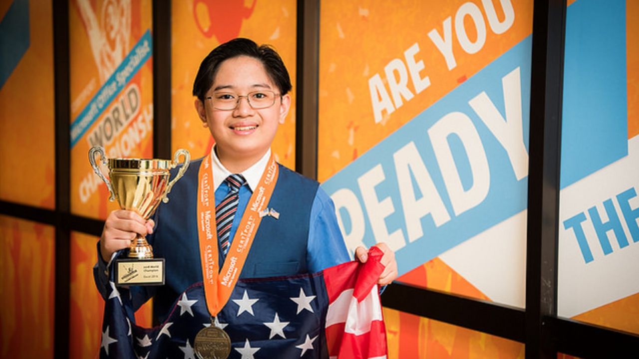Kevin, 15, started learning Microsoft Excel last year.
