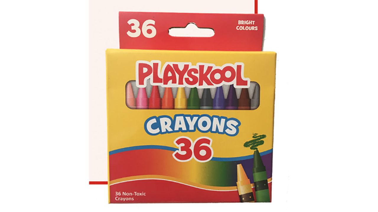 Playskool crayons.