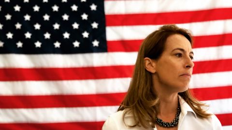 Mikie Sherrill is hoping to turn a Republican district blue. 