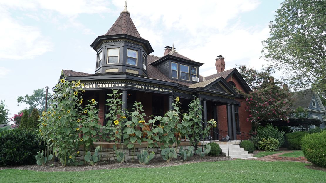 The 1890s Queen Anne Victoria with wrap-around porch once belonged to a doctor, who practiced medicine out of the home. The building is located in east Nashville, what many refer to as the "Brooklyn of Nashville.