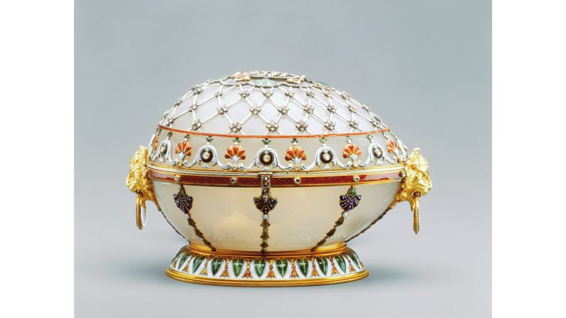 The Renaissance Egg of 1894, the last Imperial Easter Egg given to Empress Maria Feodorovna by her husband Alexander III.