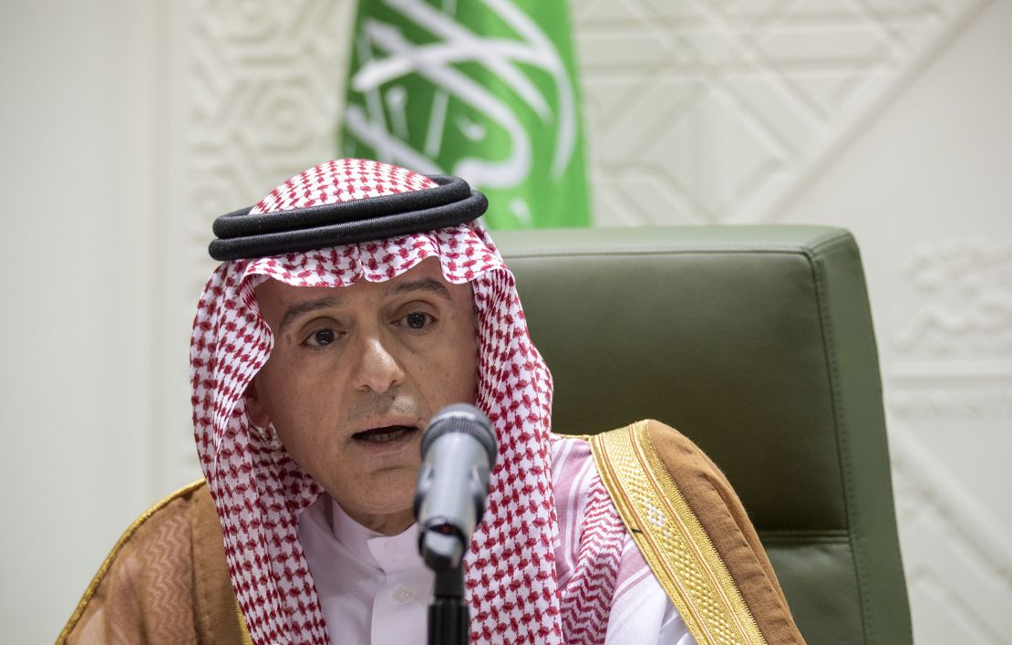 The Saudi foreign minister said "Canada has made a mistake and needs to fix it." 