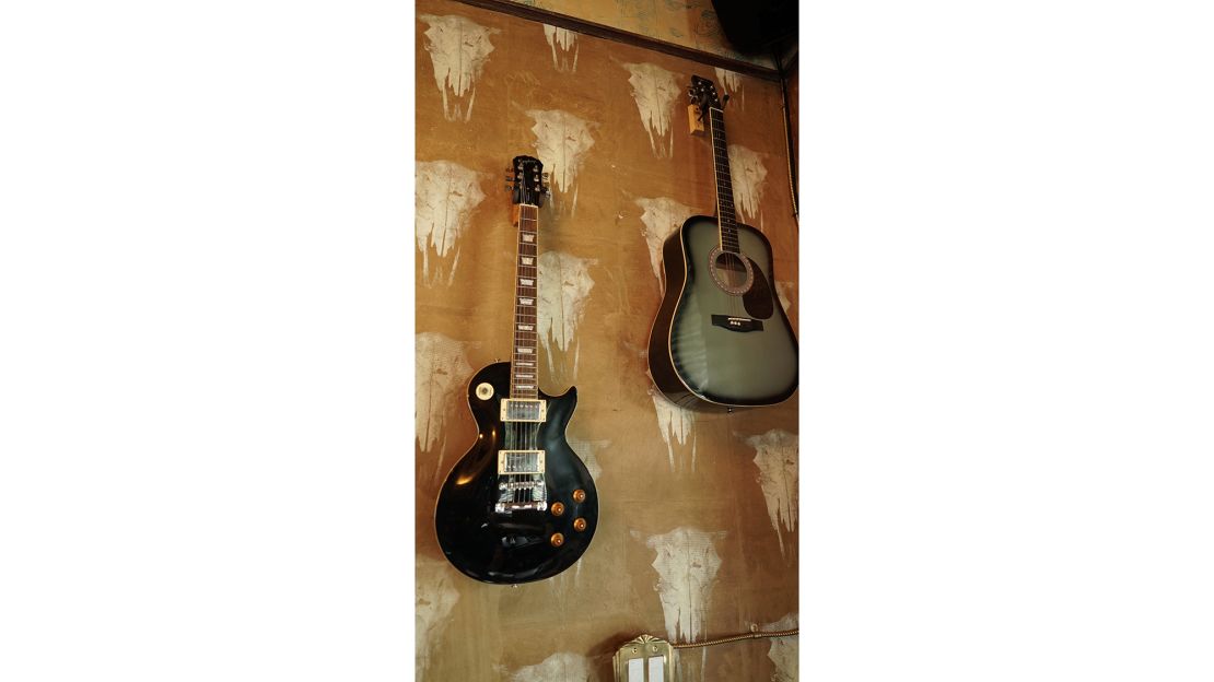 Guests can grab a guitar off the wall and start jamming if the mood strikes.