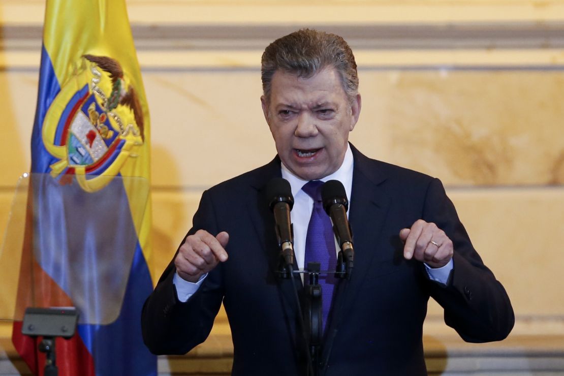 The government of former Colombian president Juan Manuel Santos left office on Tuesday.