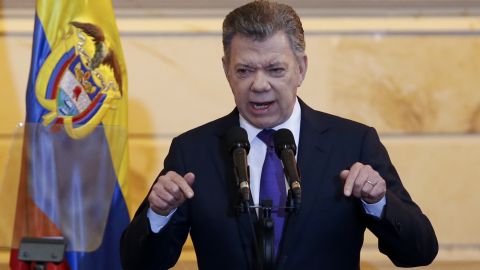The government of former Colombian president Juan Manuel Santos left office on Tuesday.