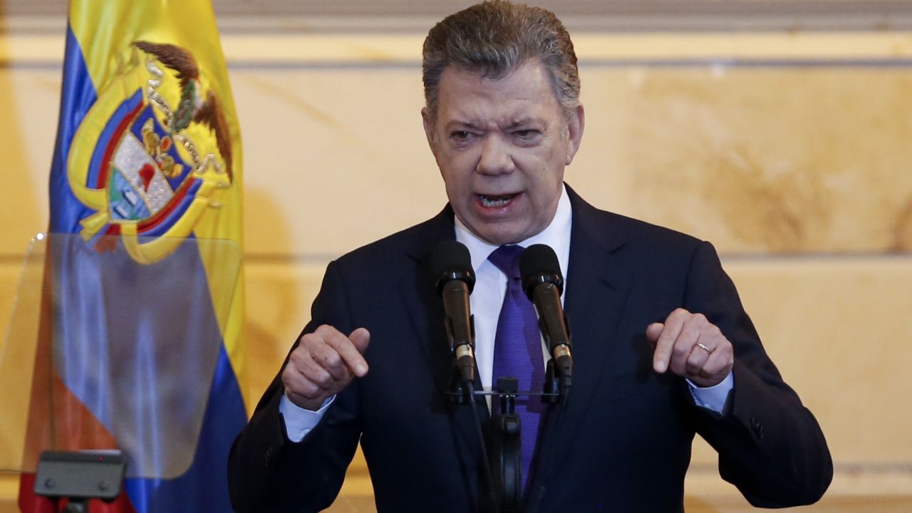 The government of former Colombian president Juan Manuel Santos left office on Tuesday.