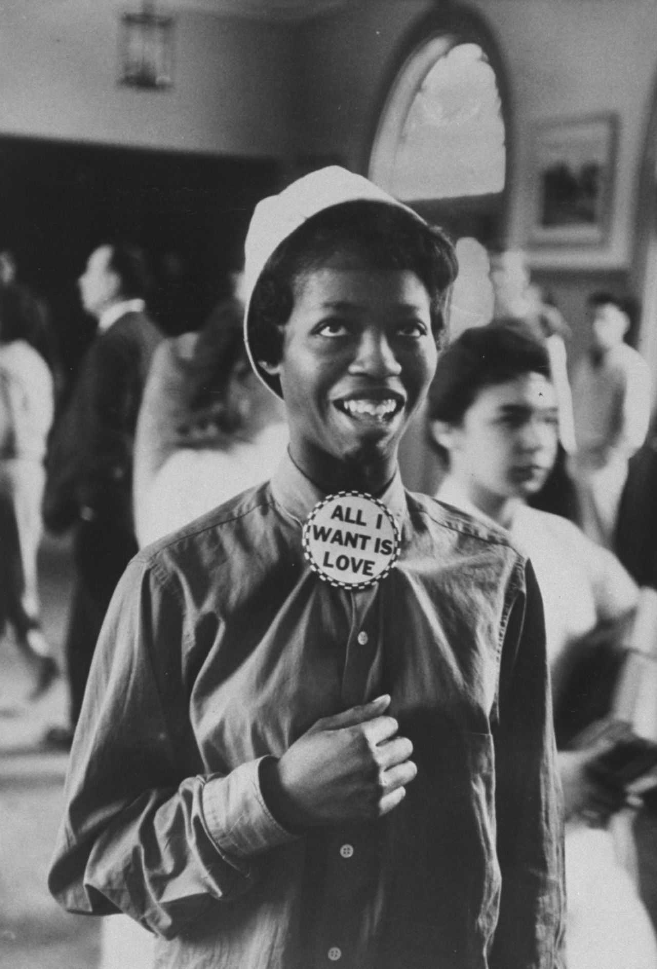 A young highschool student photographed by Gordon Parks 