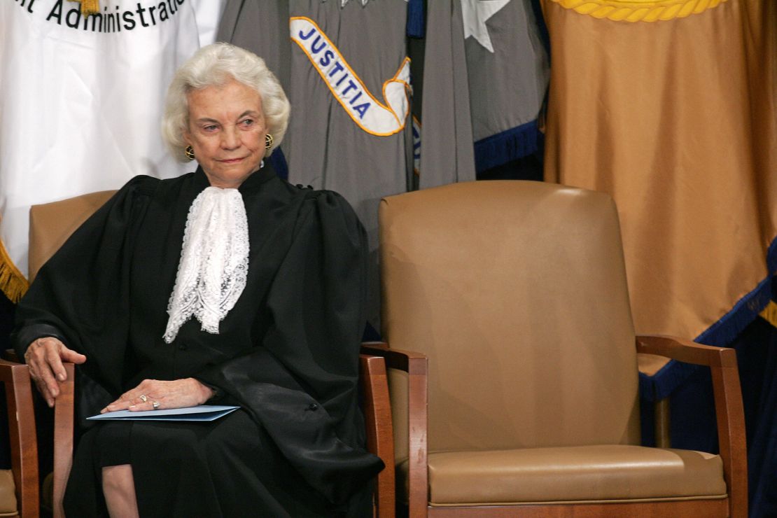 Associate Supreme Court Justice Sandra Day O'Connor.