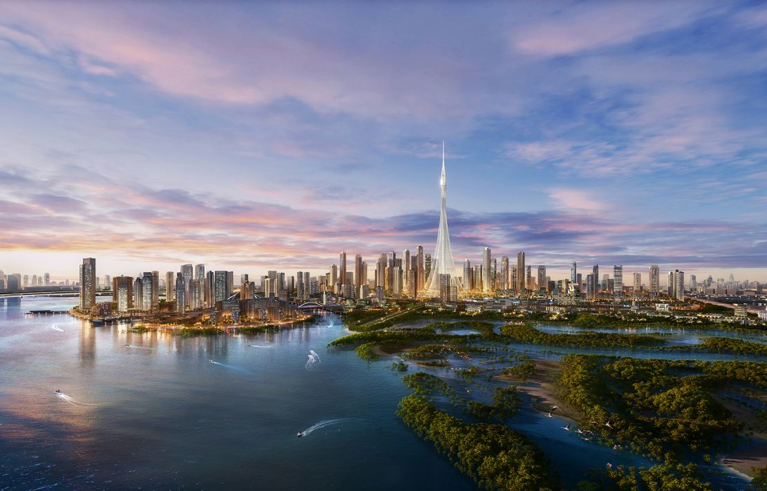 Dubai Creek Harbour is situated east of Downtown Dubai and sits next to the Ras al Khor Wildlife Sanctuary.