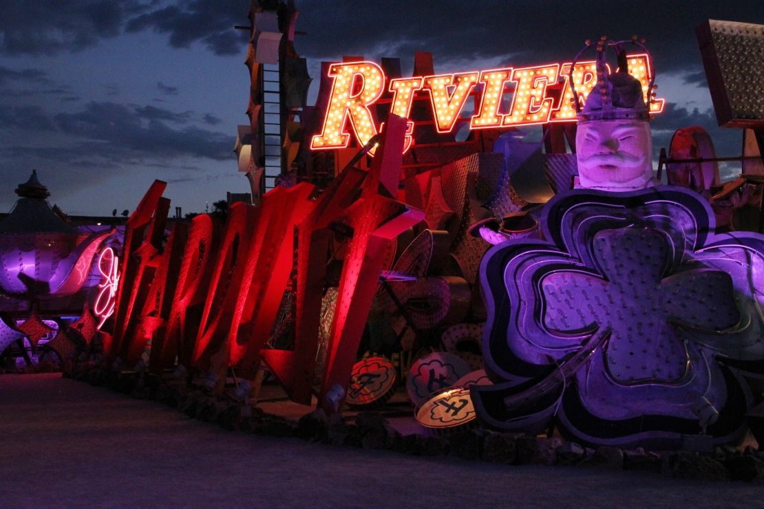 The Neon Museum is home to 600 artifacts that tell the story of Vegas' love affair with neon lights.