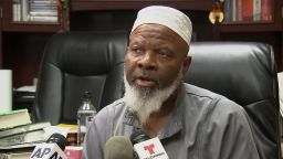 Imam Siraj Wahhaj is the father of Siraj Wahhaj, who was arrested August 3 at a compound outside of Taos, New Mexico. 