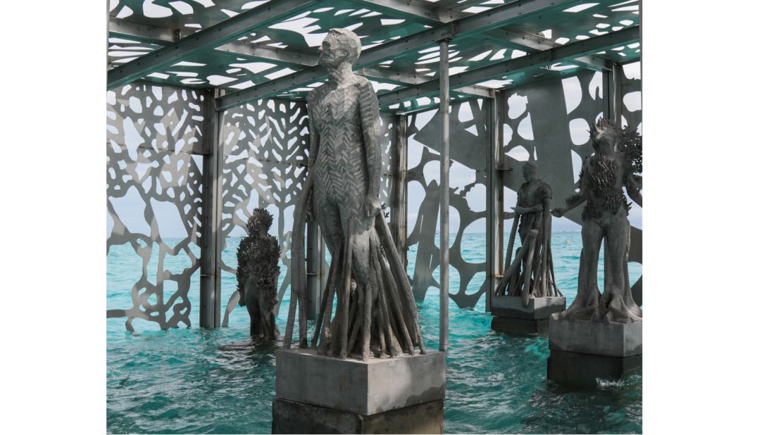 <strong>The Coralarium: </strong>Located in the Shaviyani Atoll, the underwater sculpture park and marine sanctuary -- dubbed the Coralarium -- is a collaboration between the Fairmont Maldives Sirru Fen Fushi and British artist and environmental activist Jason deCaires Taylor. 