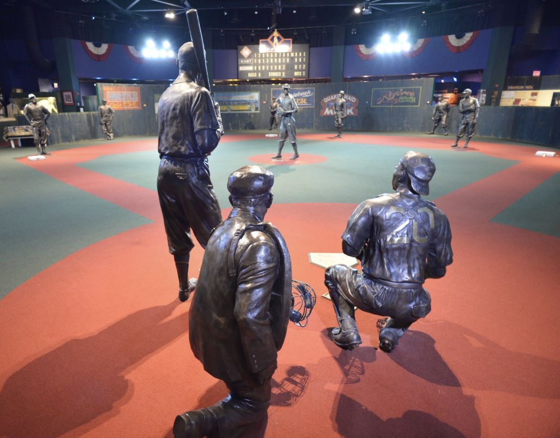 The "Field of Dreams" inside the Negro Leagues Baseball Museum.