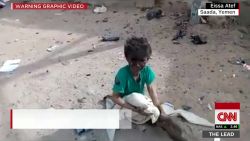Lead Jake Tapper reports live Yemen_00004926.jpg
