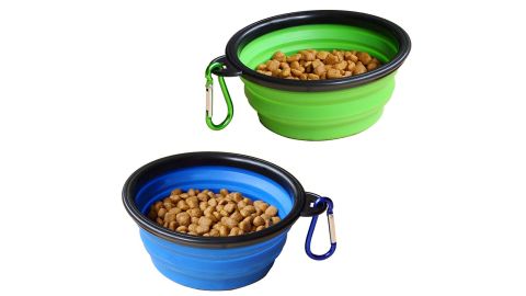 <strong>STARUBY Collapsible Dog Bowl - 2 Pack ($5.39; </strong><a href="https://amzn.to/2noBhaT" target="_blank" target="_blank"><strong>amazon.com</strong></a><strong>)</strong>