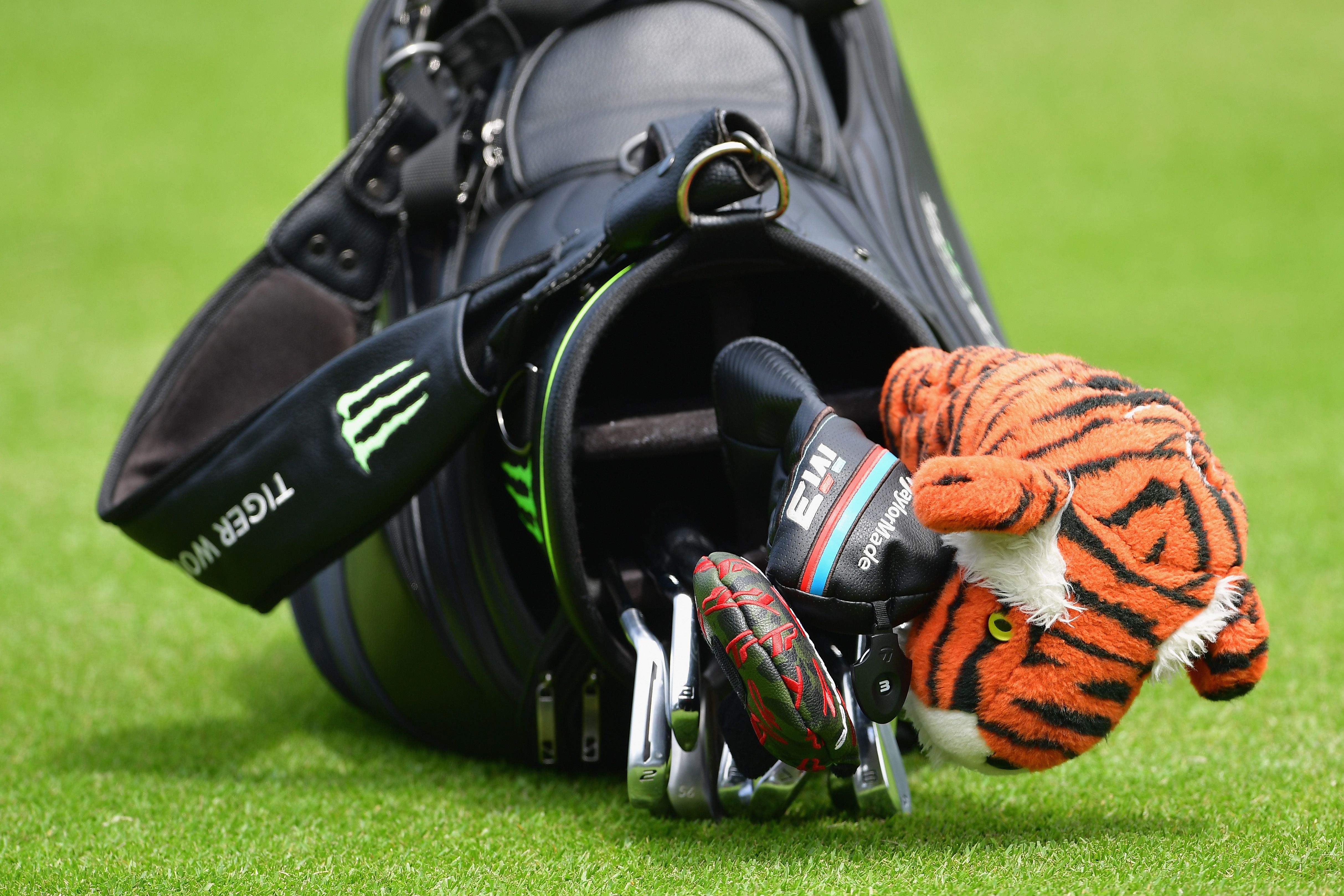 Talking of Tiger ... Woods found himself three over par after two holes, but regrouped and finished on a level-par 70.