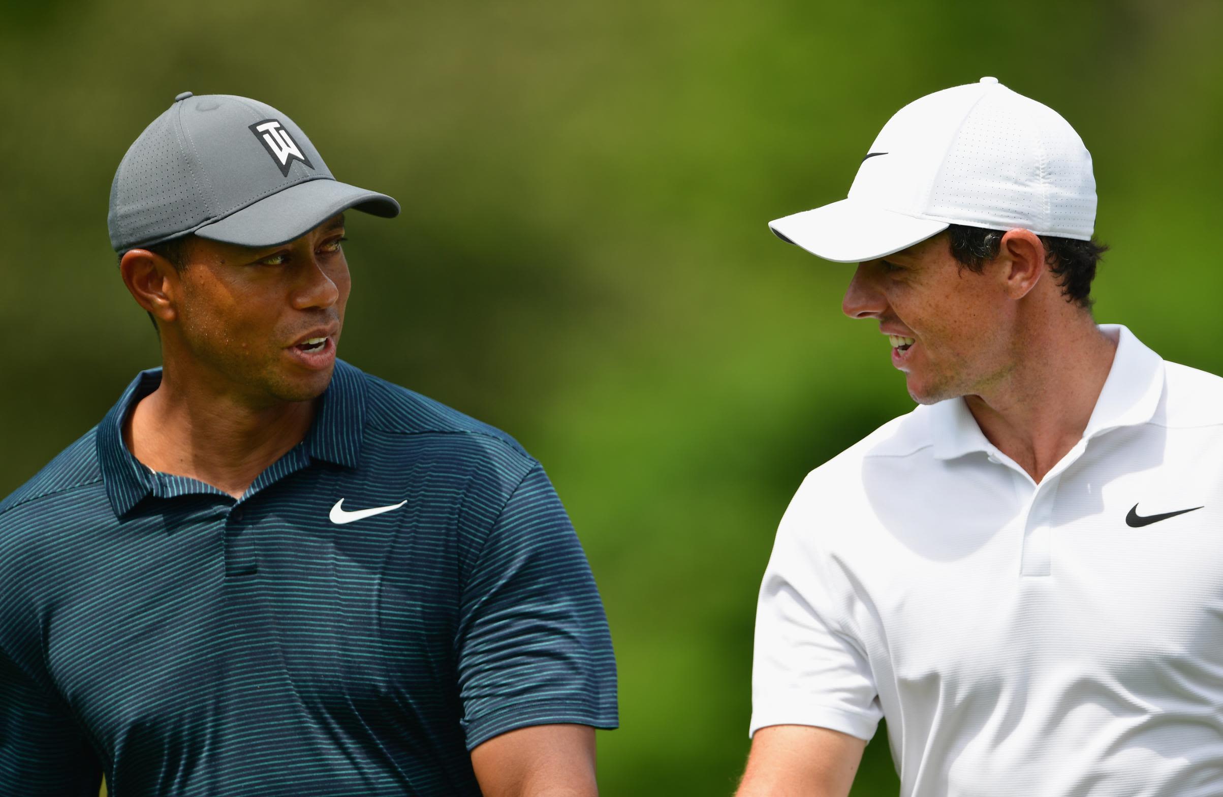 Woods was playing with Rory McIlroy and Justin Thomas. Like Woods, McIlroy finished on a level-par 70, while Thomas was one under.
