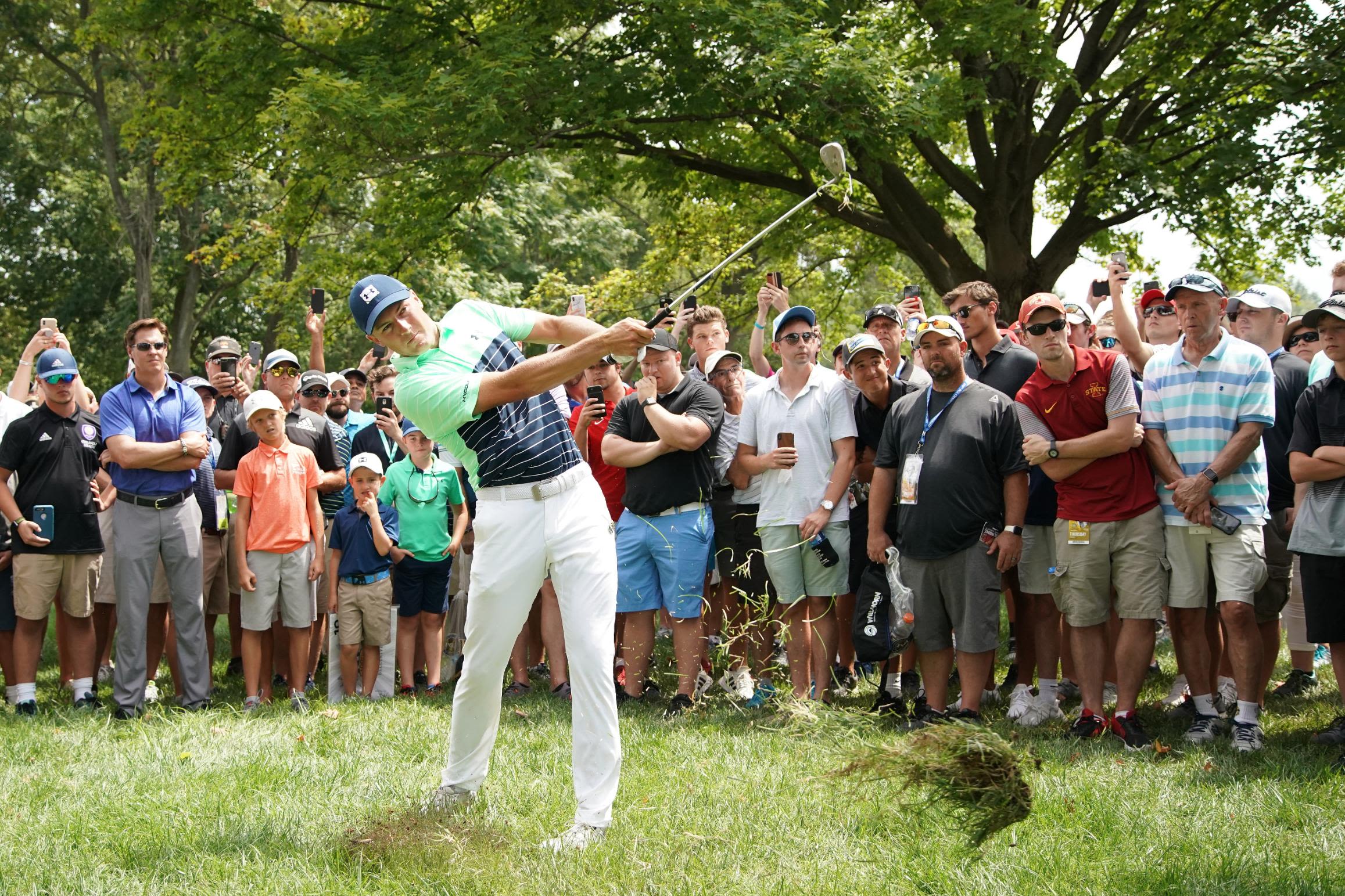 Jordan Spieth is chasing a career grand slam at Bellerive.