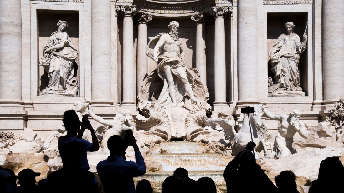 <strong>Popular spot: </strong>The Trevi Fountain is one of Rome's most famous attractions, but that means it's often busy and overcrowded.