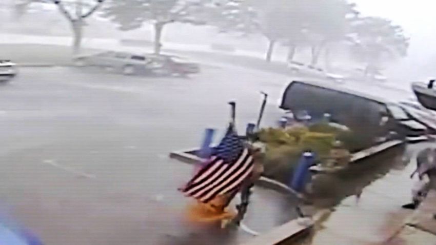 TAYLOR, Mich. (WXYZ) - Two soldiers showed their true patriotism two weeks ago by protecting the American flag during a storm.