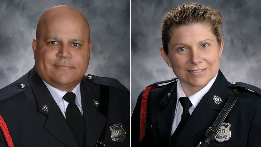 Fredericton Police Officers Lawrence Robert Costello and Sara Burns were killed after responding to a report of shots fired on Friday morning.  