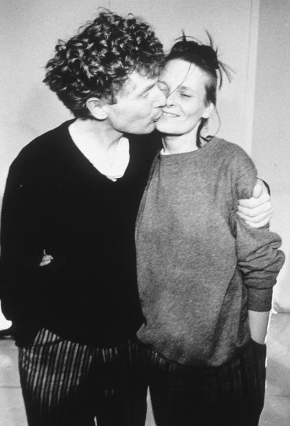 Malcolm Mclaren and Vivienne Westwood in 1981. 