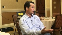 Jake Braun, one of the organizers of the election village at DEF CON, speaks to CNN ahead of the event on Thursday. 