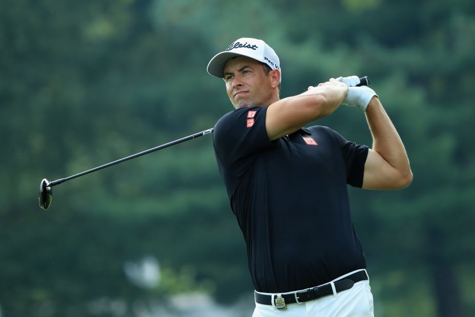 Adam Scott was bidding to a second major title as he battled it out in the final round of the PGA Championship but came up just short.