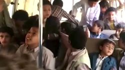 yemen school bus video
